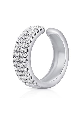 .17CT DIAMOND CUFF EARRINGS