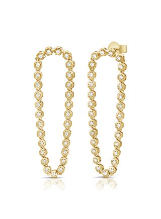 0.73CT DIAMOND DROP EARRINGS