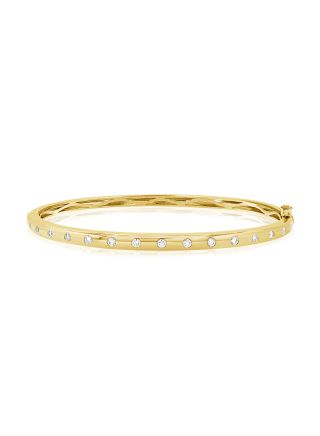 .42CT DIAMOND BEZEL BANGLE