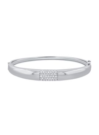 0.71CT DIAMOND PAVE BANGLE