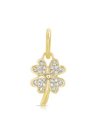 .06CT DIAMOND FLOWER PENDANT