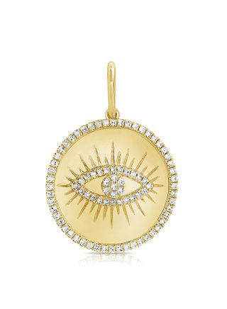 .30CT DIAMOND EVIL EYE PENDANT