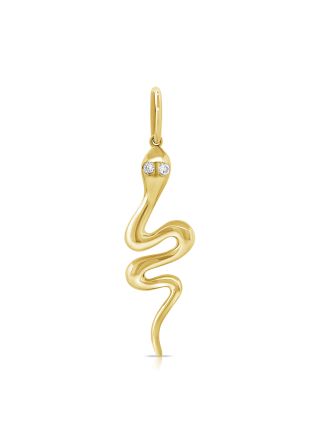 .04CT DIAMOND SNAKE PENDANT