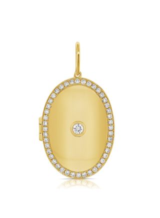 .40CT DIAMOND OVAL PENDANT