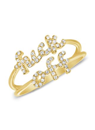 .14CT DIAMOND FUCK OFF RING