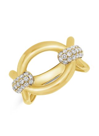 .46CT DIAMOND LINK CHAIN RING