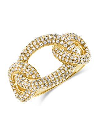 .83CT DIAMOND LINK CHAIN RING