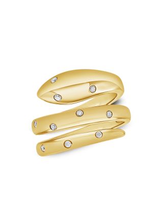.15CT DIAMOND SNAKE WRAP RING