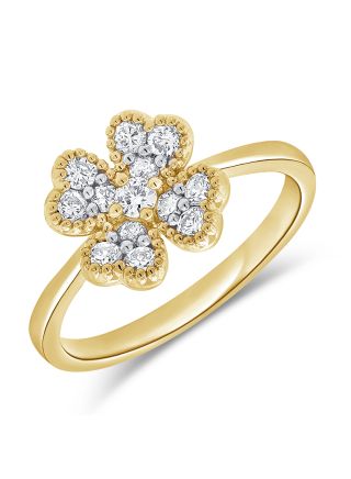.47CT DIAMOND CLOVER RING