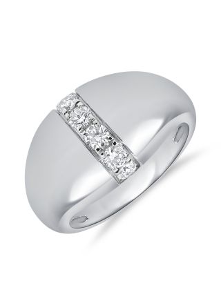 0.48CT DIAMOND CIGAR BAND