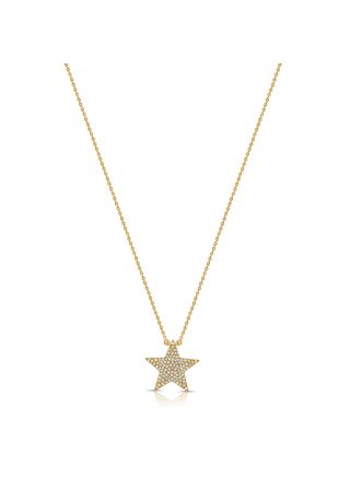 .21CT DIAMOND STAR PENDANT NECKLACE