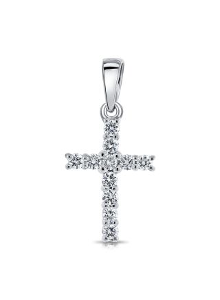 .24CT DIAMOND CROSS PENDANT