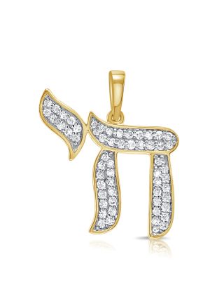 .30CT DIAMOND CHAI PENDANT