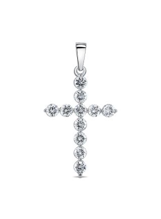 .74CT DIAMOND CROSS PENDANT