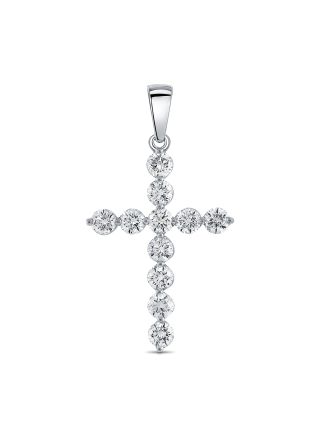 1.02CT DIAMOND CROSS PENDANT