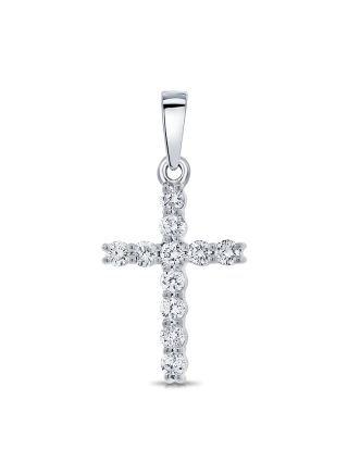 .24CT DIAMOND CROSS PENDANT