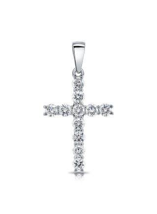 .75CT DIAMOND CROSS PENDANT