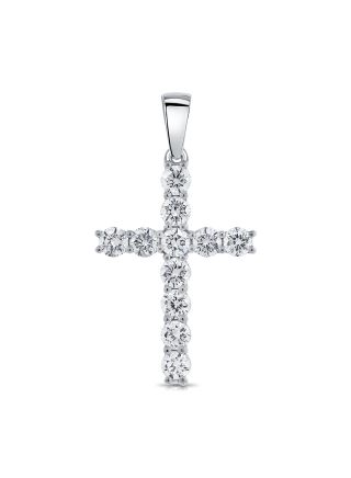1.02CT DIAMOND CROSS PENDANT