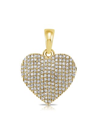 .46CT DIAMOND HEART PENDANT