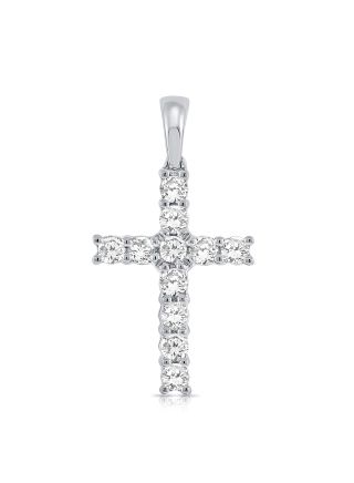 .55CT DIAMOND CROSS PENDANT