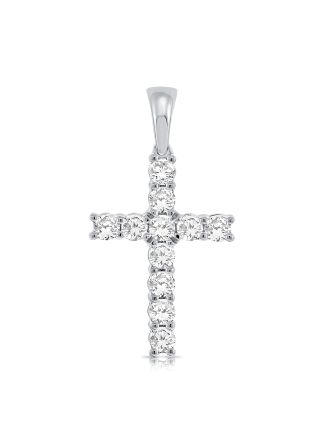 .55CT DIAMOND CROSS PENDANT