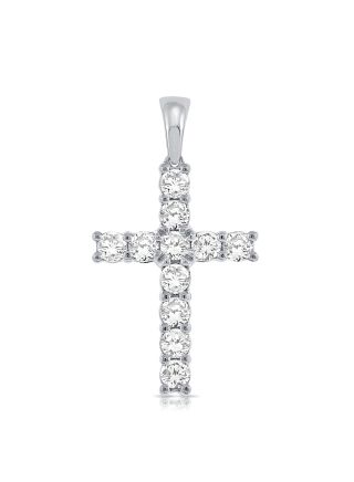 .55CT DIAMOND CROSS PENDANT