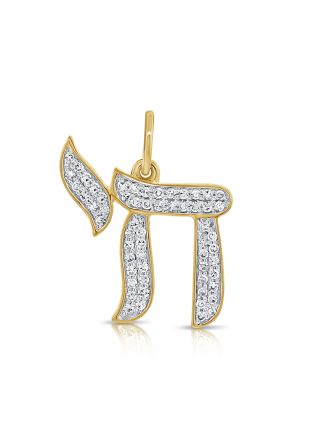 .26CT DIAMOND CHAI PENDANT