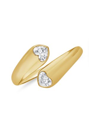 .50CT DIAMOND HEART WRAP RING
