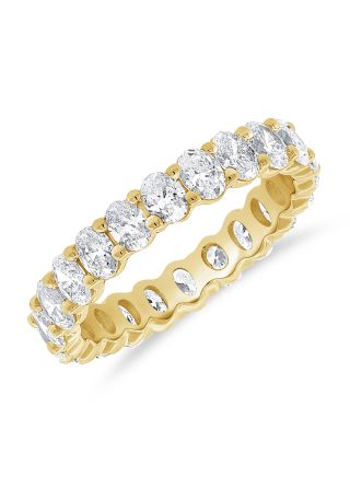 2.23CT OVAL SHAPE DIAMOND ETERNITY RING