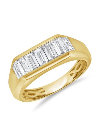 1.20CT BAGUETTE DIAMOND CHANNEL SET RING