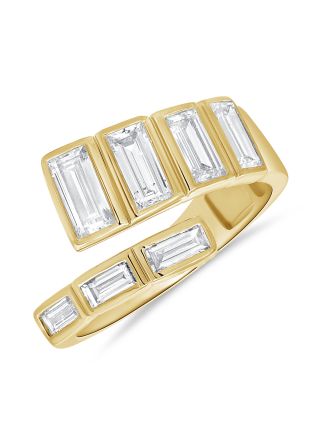 1.38CT BAGUETTES DIAMOND WRAP RING