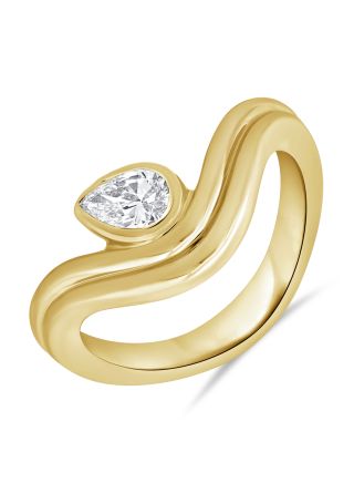 0.30CT PEAR SHAPE DIAMOND RING
