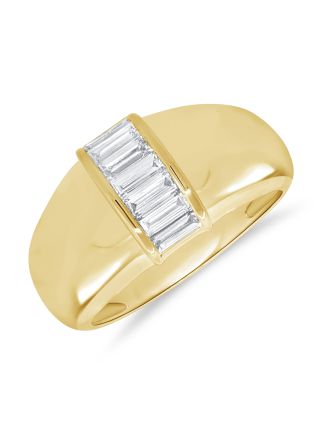 0.57CT BAGUETTES CHANNEL SET RING
