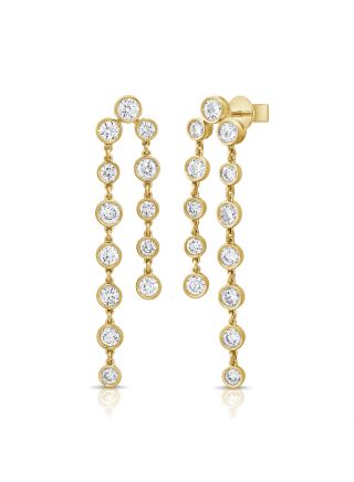 2.43CT DIAMOND DROP EARRINGS