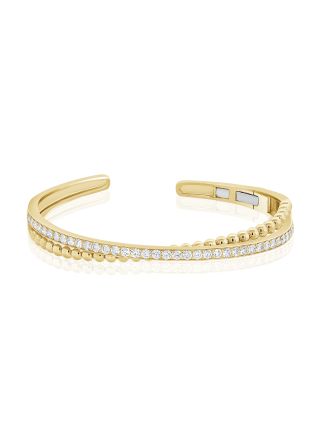 11.85CT DIAMOND CUFF BANGLE