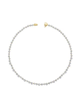 11.56CT DIAMOND TENNIS NECKLACE