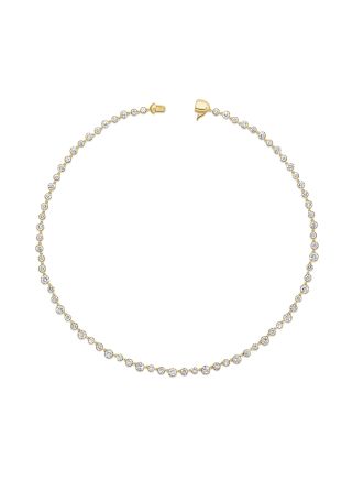 11.74CT DIAMOND TENNIS NECKLACE