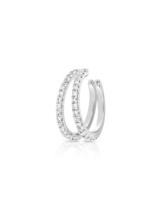 .10CT DIAMOND CUFF EARRINGS