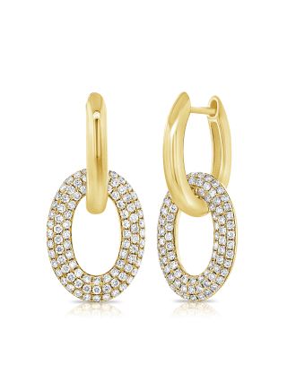 1.16CT DIAMOND DROP EARRINGS