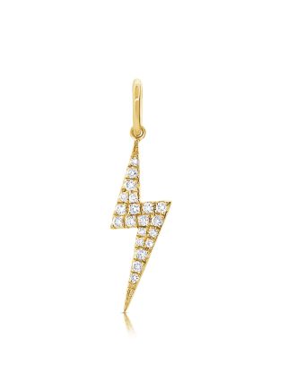 .19CT BLACK DIAMOND LIGHTNING BOLT PENDANT