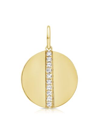 .15CT DIAMOND CIRCLE PENDANT