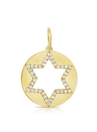 .30CT DIAMOND STAR OF DAVID PENDANT