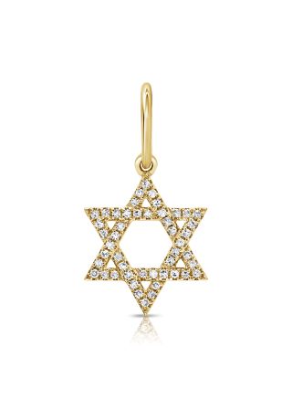 .12CT DIAMOND STAR OF DAVID PENDANT