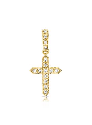 .06CT DIAMOND CROSS PENDANT