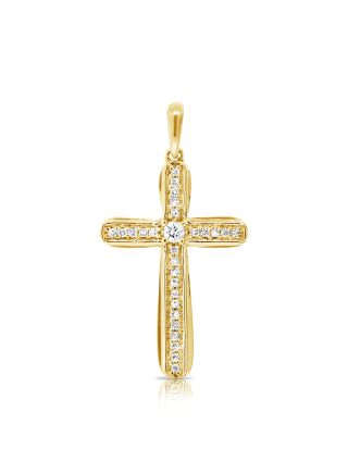 .12CT DIAMOND CROSS PENDANT