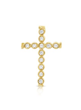 .12CT DIAMOND CROSS PENDANT