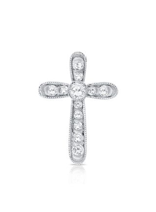 .25CT DIAMOND CROSS PENDANT