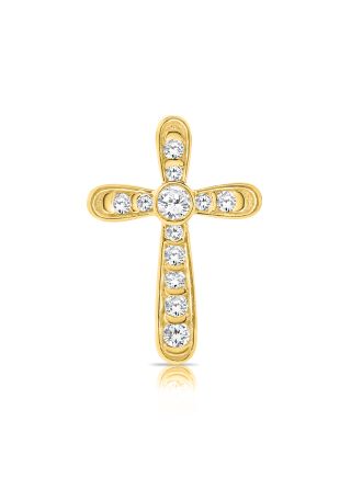.14CT DIAMOND CROSS PENDANT