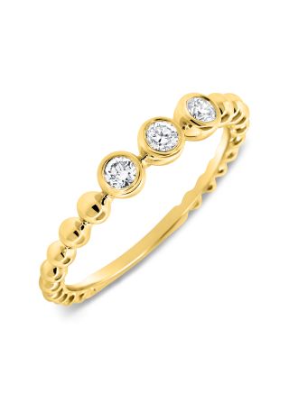 .18CT DIAMOND BEZEL BALL RING