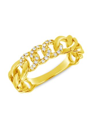 .10CT DIAMOND LINK CHAIN RING